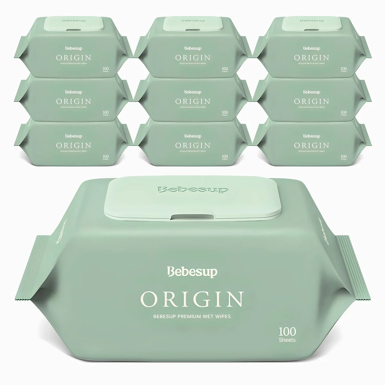 베베숲 오리진 유아물티슈 캡형